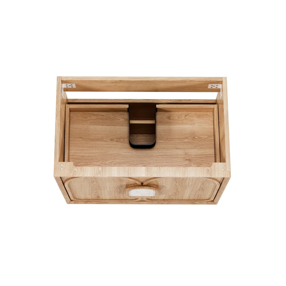 Laguna Wall Hung Vanity 750mm - Natural Oak top view