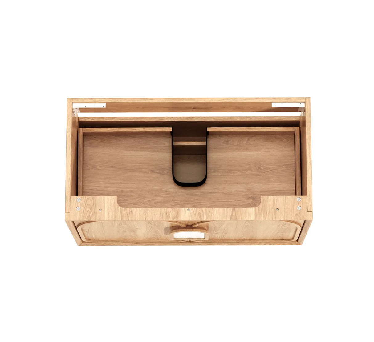 Laguna Wall Hung Vanity 900mm - Natural Oak top view