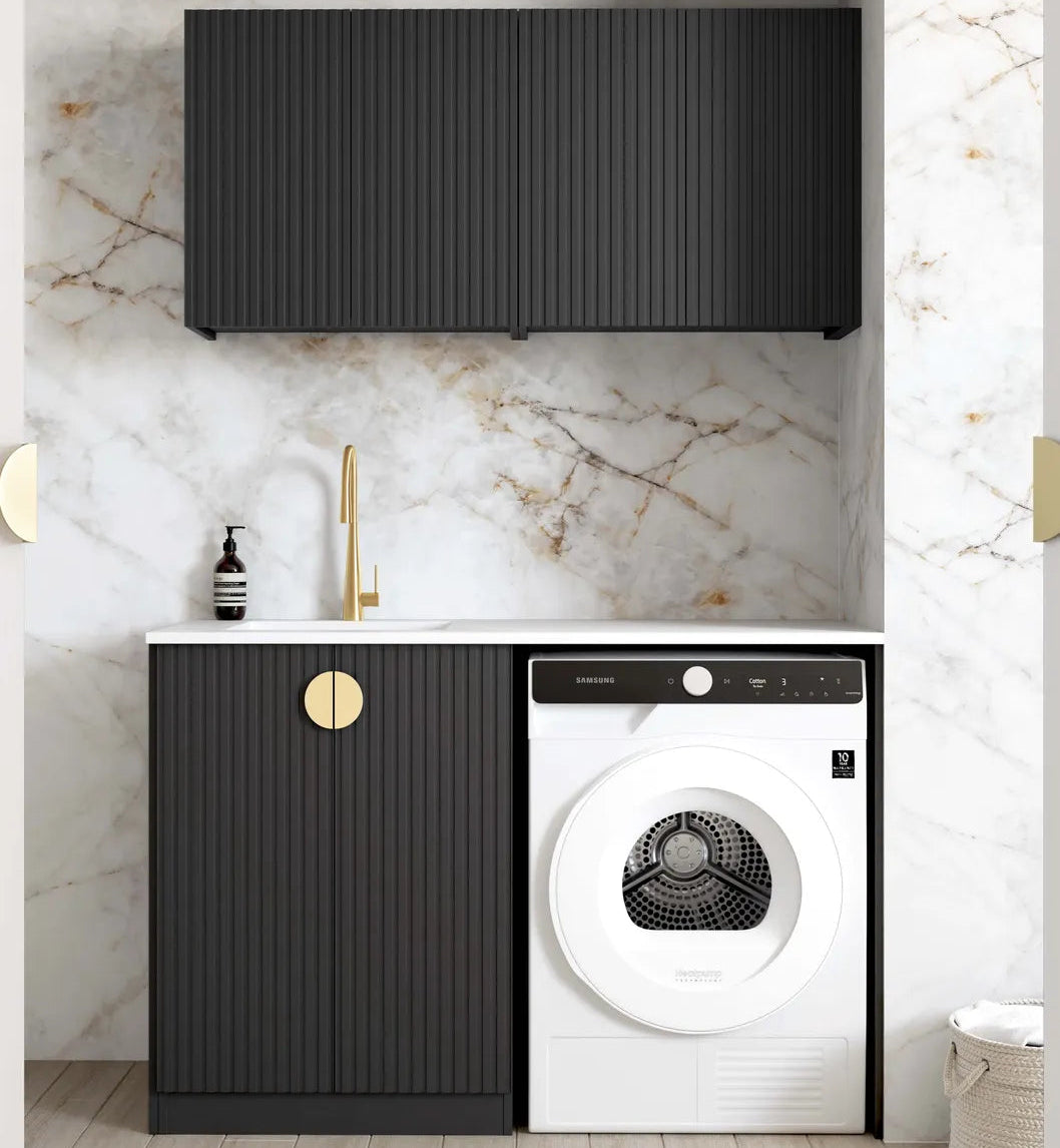 Marlo Black Laundry Kit 1305x600x2100