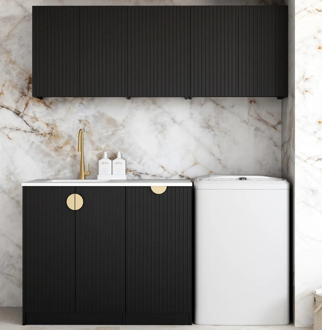 Marlo Black Laundry Kit 1715x600x2100