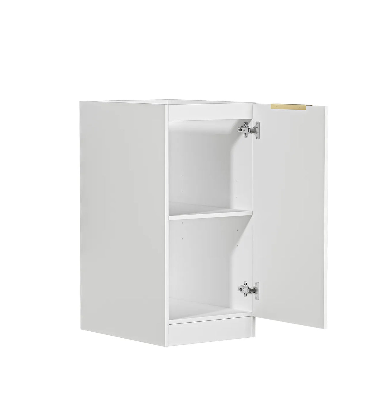Open Noosa Laundry 415 Fluted White Base Cabinet