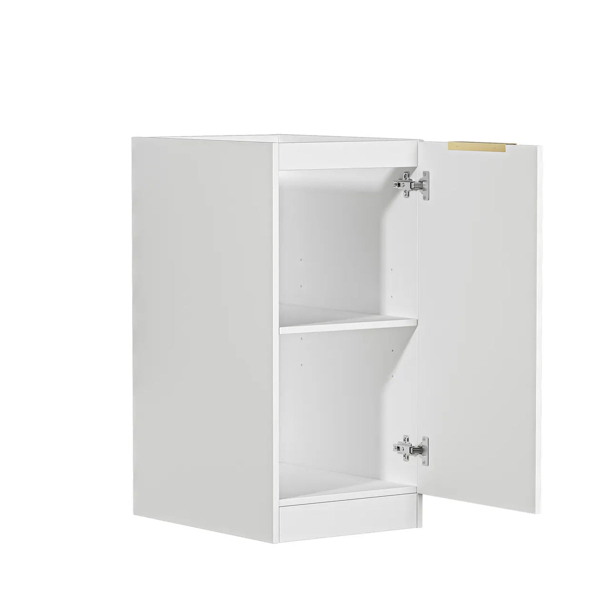 Open Noosa Laundry 415 Fluted White Base Cabinet