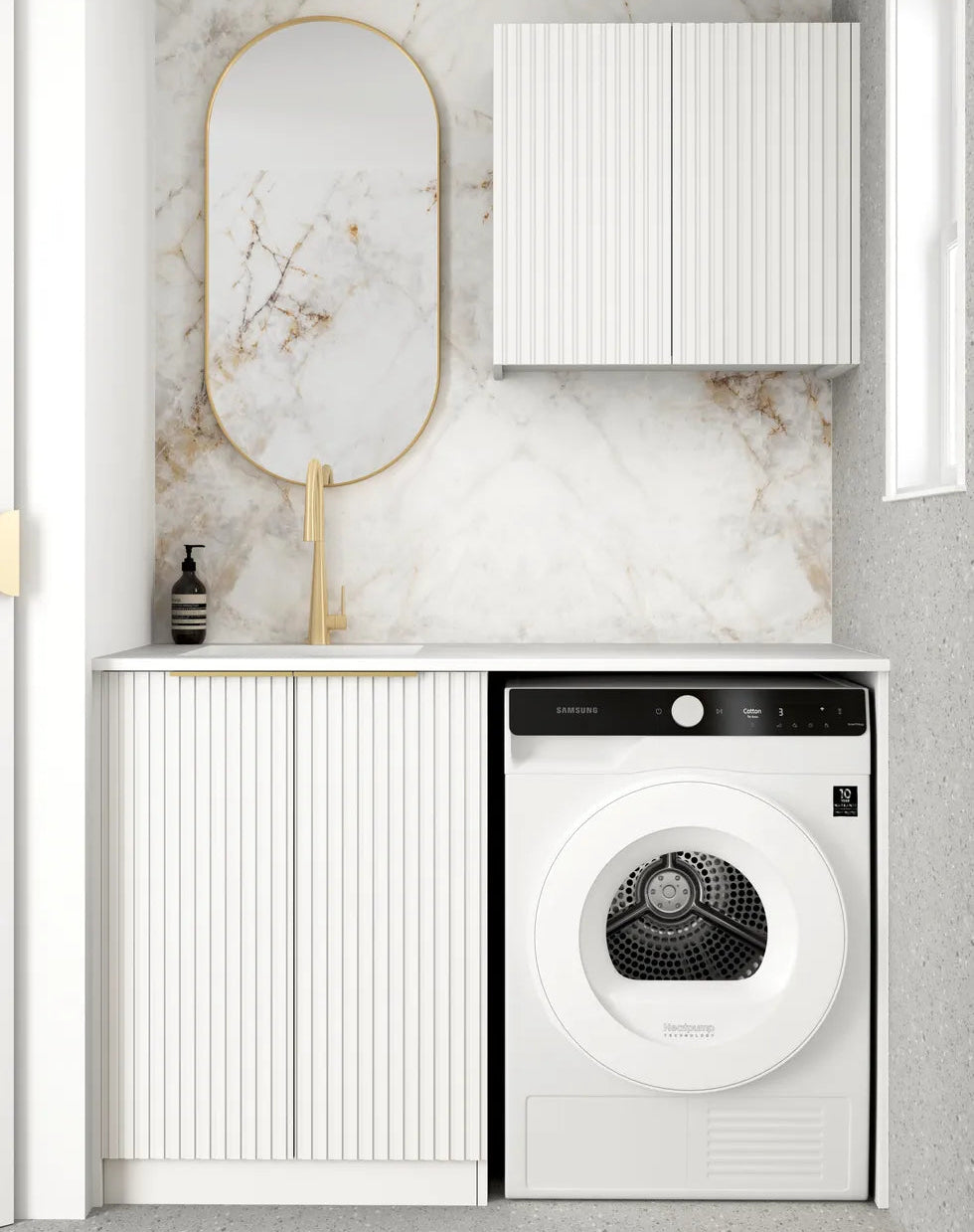Noosa White Laundry Kit 1305x600x2100