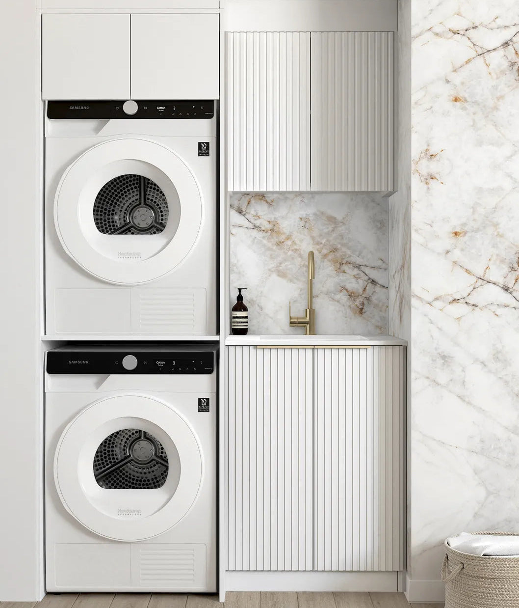 Noosa White Laundry Kit 1305x600x2100