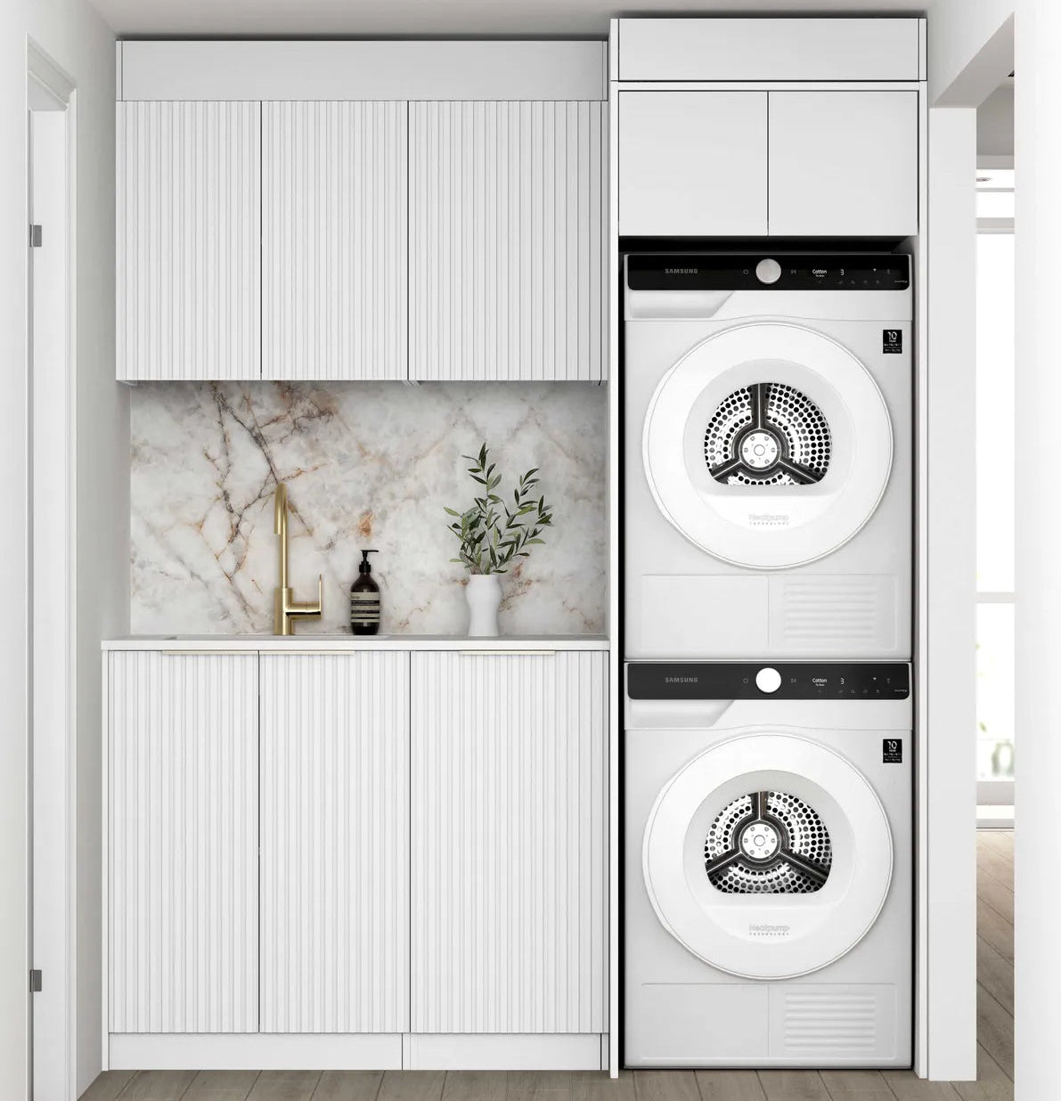 Noosa White Laundry Kit 1715x600x2100