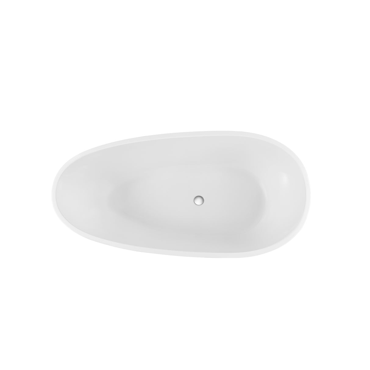 Paros Freestanding Bath top view
