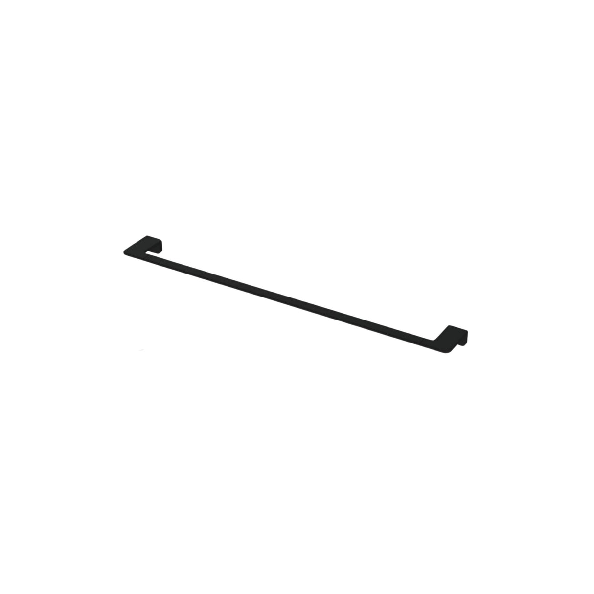 Pop Single Towel Rail Matte Black