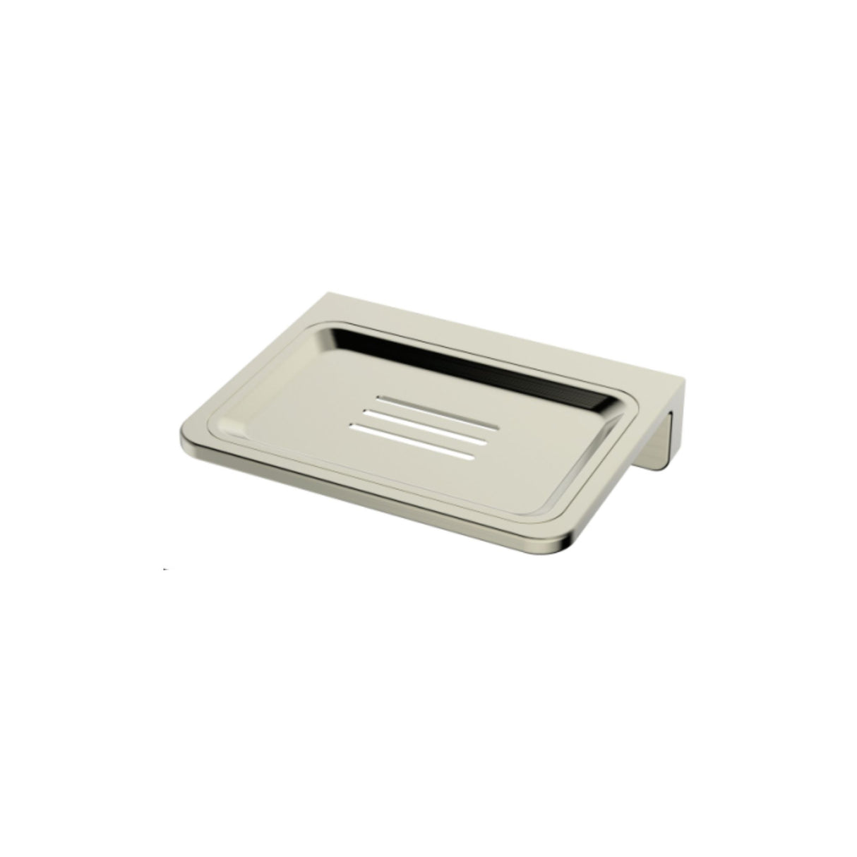 Pop soap dish Brushed Nickel