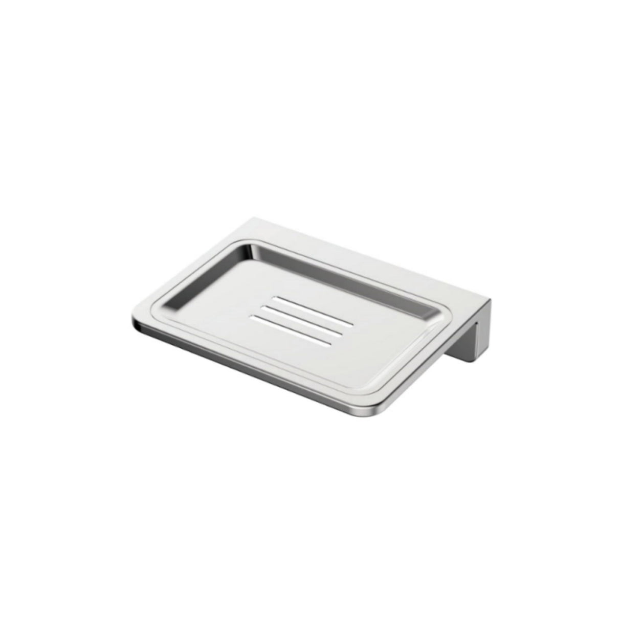 Pop soap dish chrome