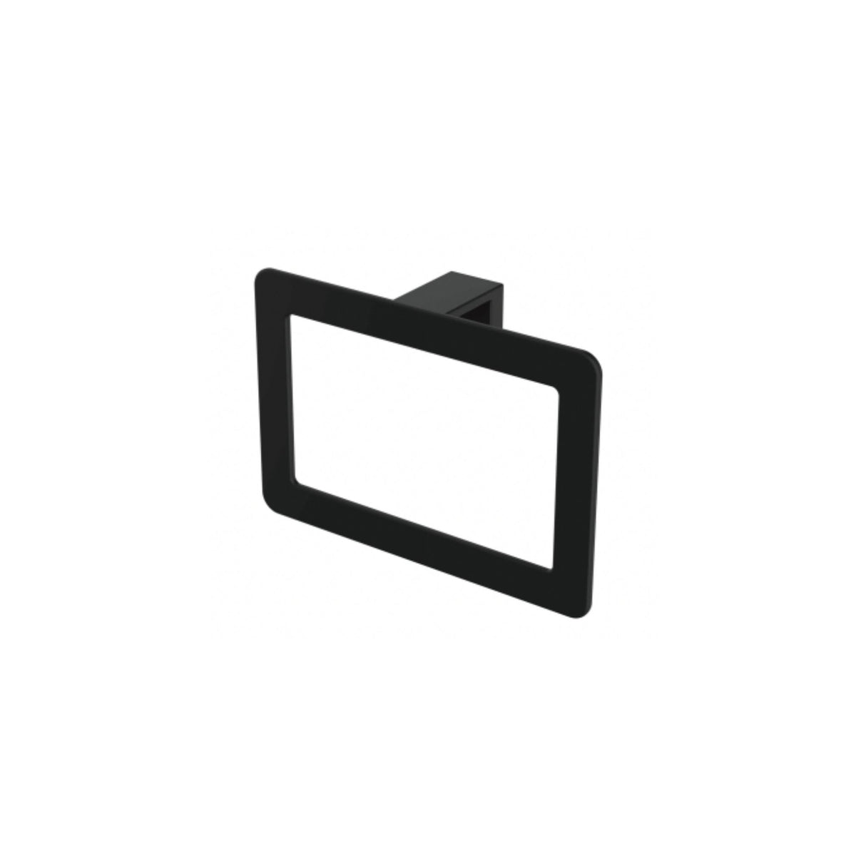 Pop towel ring matte black