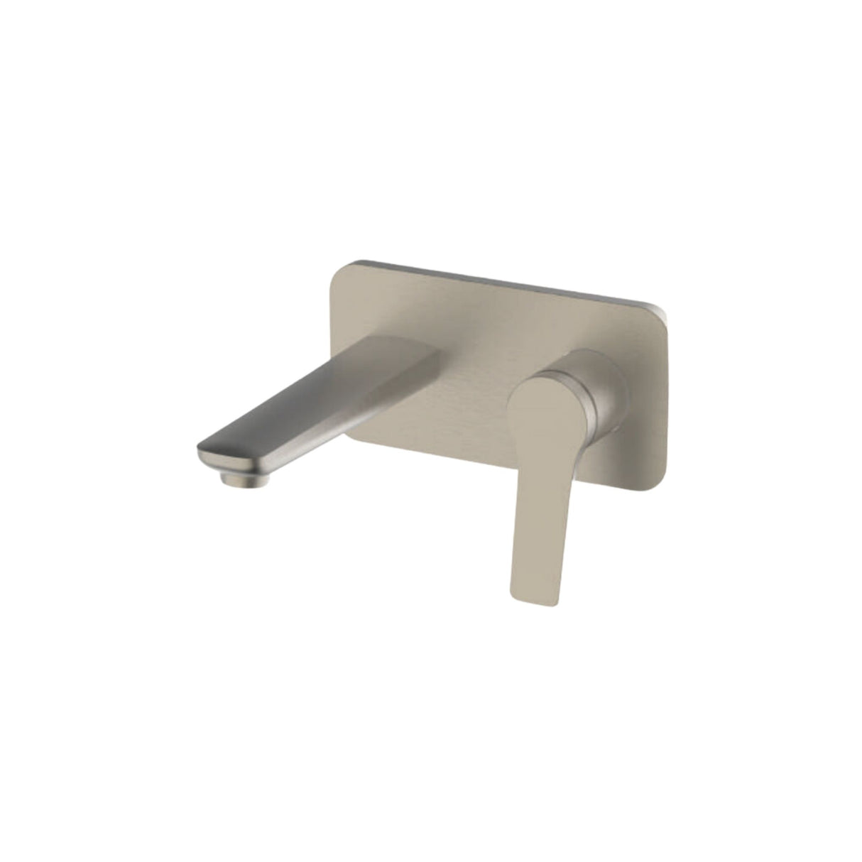 Pop Wall Mounted Basin Mixer Brushed Nickel