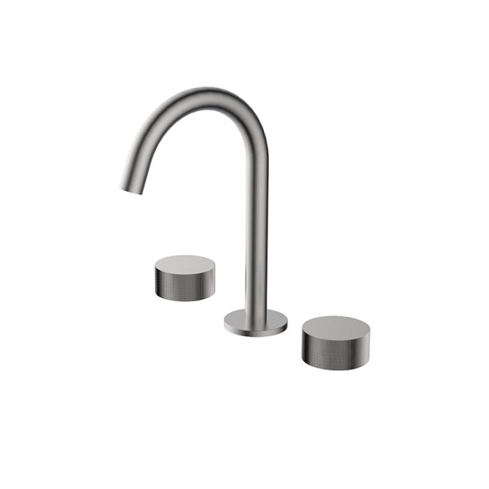 Qi Rund Basin Set Brushed Nickel