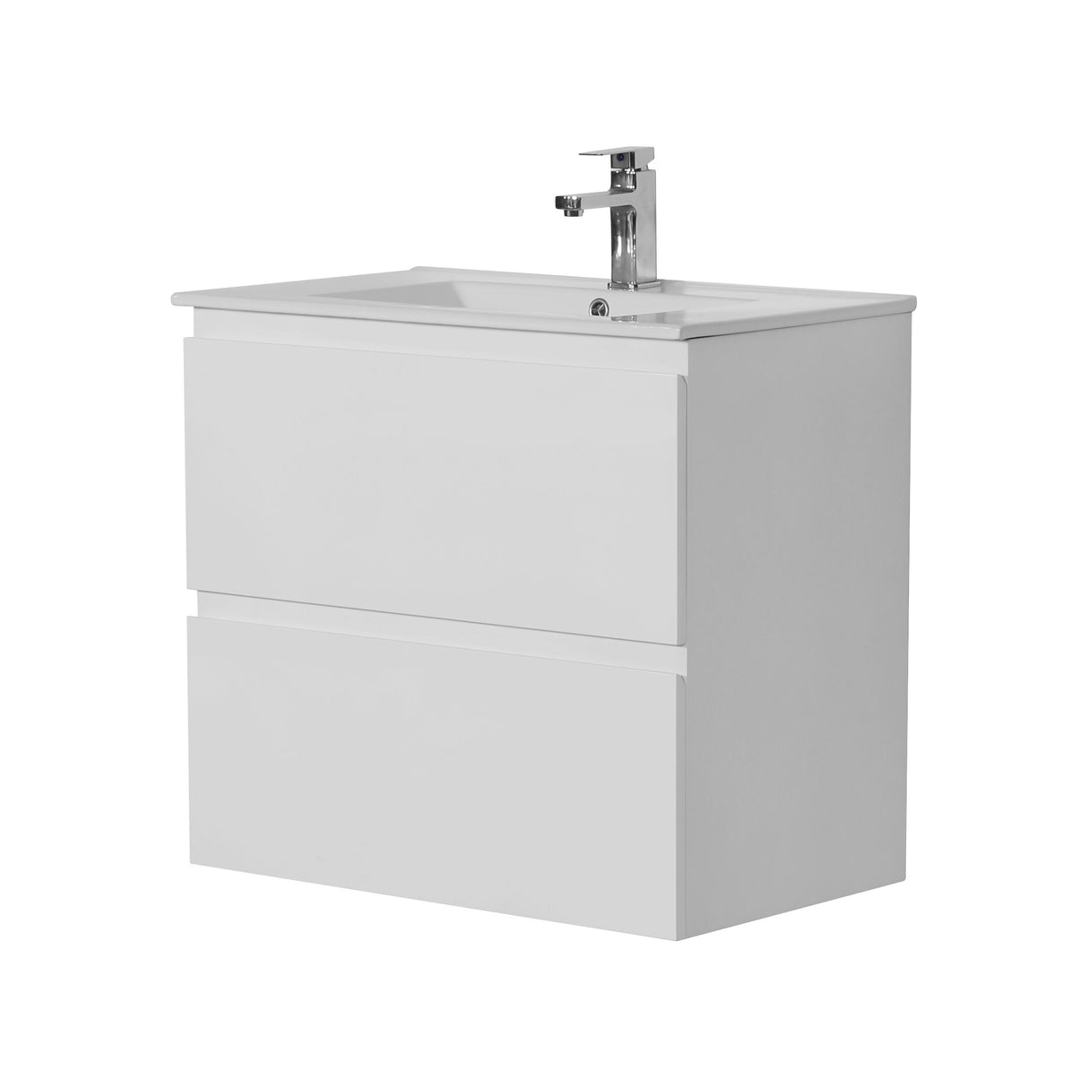 Riva 750mm White Wall Hung Vanity