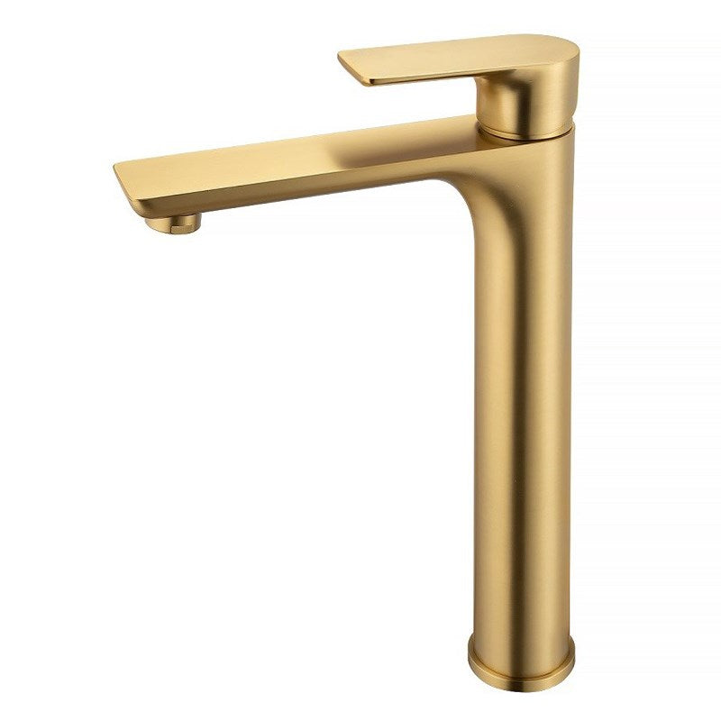 VOG - Brushed Brass Tall Basin Mixer