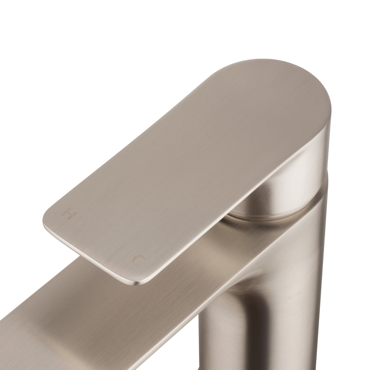 VOG - Brushed Nickel Basin Mixer top valve