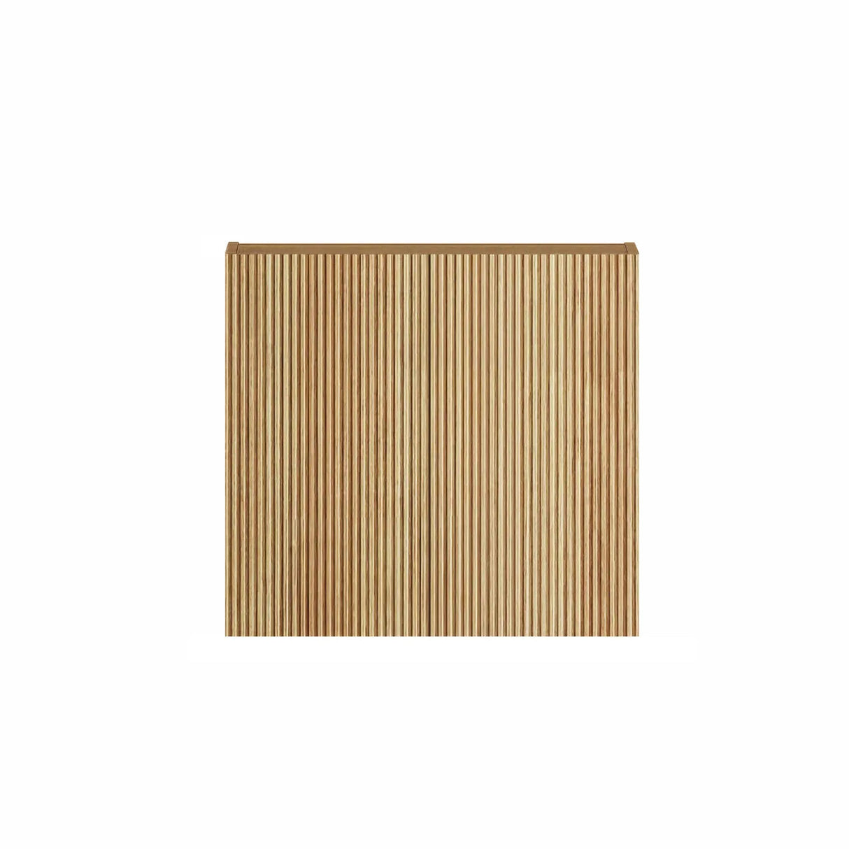 Rectangular fluted cabinet on a white background