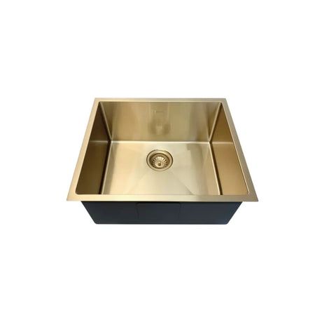 Axon 450x450x220mm Single Bowl Brushed Gold Sink