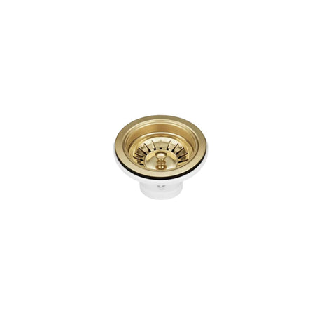 Axon 520x440x220mm Single Bowl Brushed Gold Sink basket waste