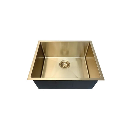 Axon 520x440x220mm Single Bowl Brushed Gold Sink