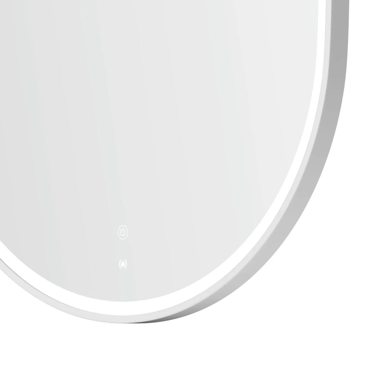 Close-up of a white circular object with a blurred background