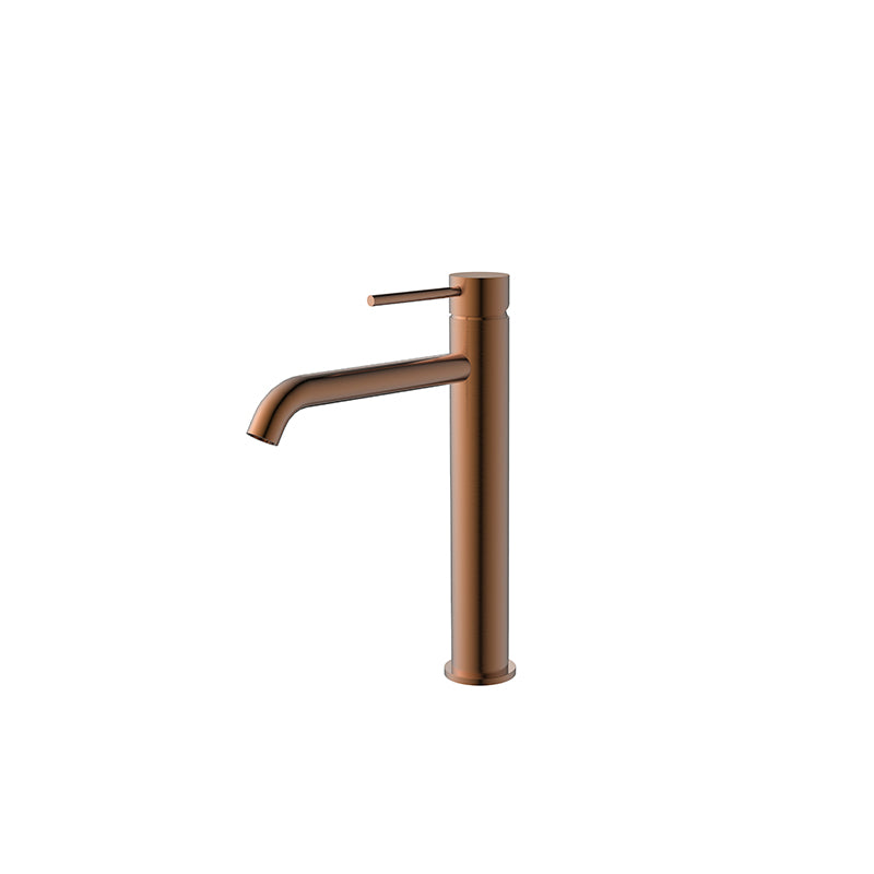 Morgan Brushed Bronze Rund Tower Basin Mixer