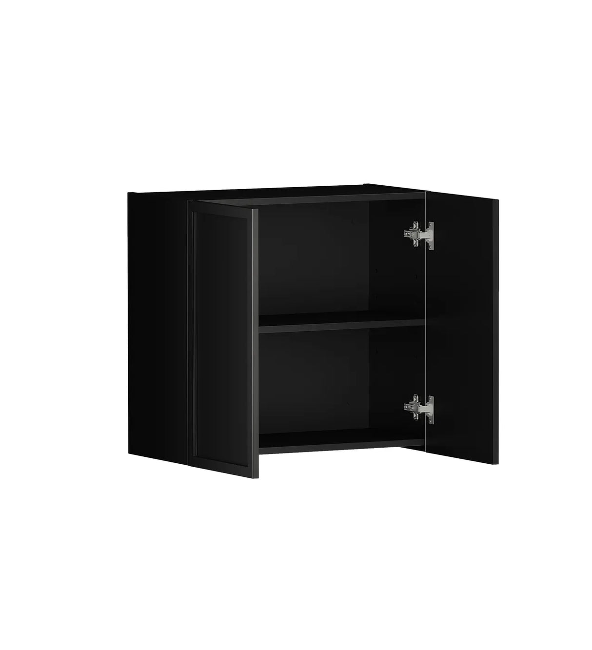 open Hampshire Laundry 630 Black Wall Cabinet