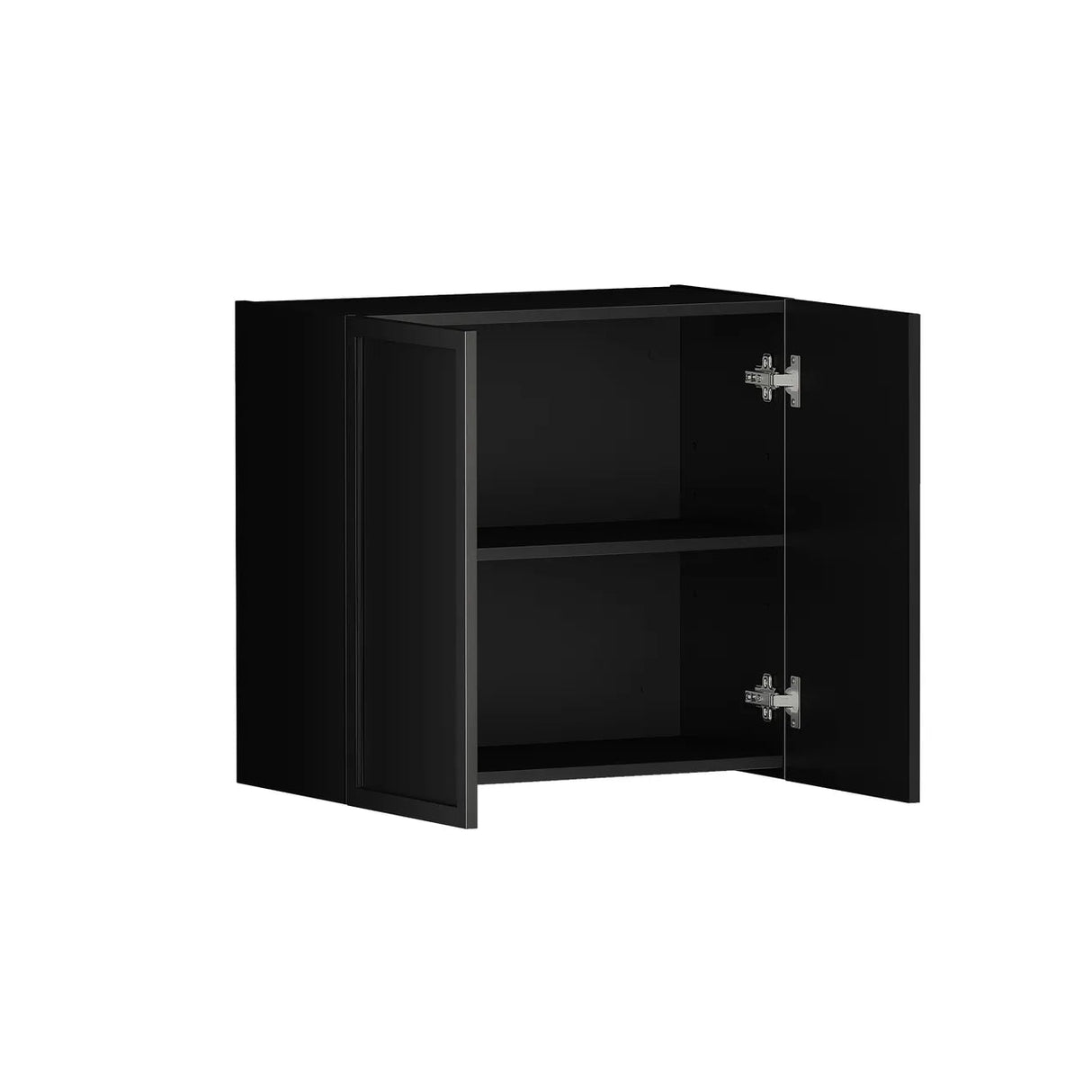 open Hampshire Laundry 630 Black Wall Cabinet