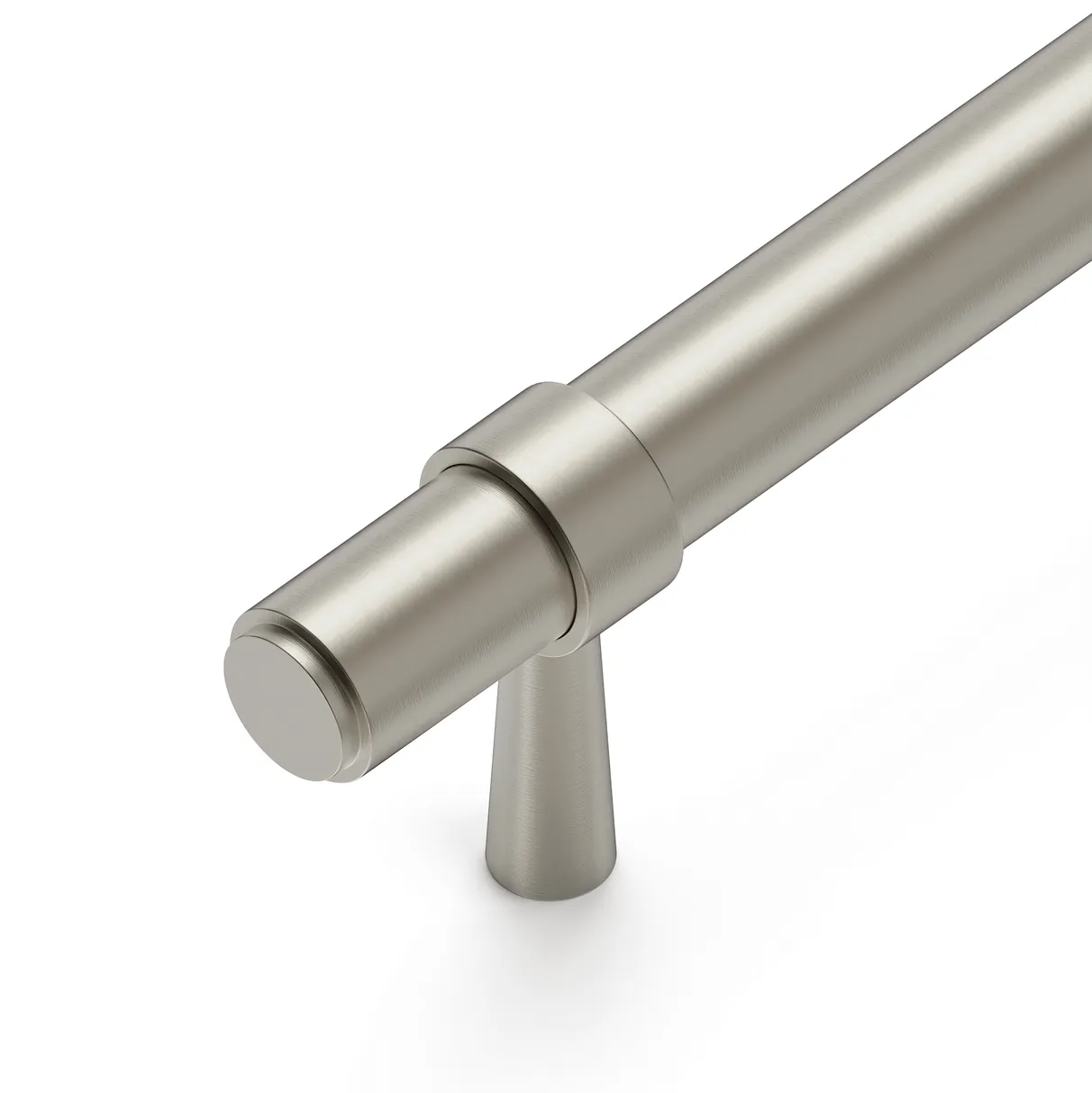 Closer look to Astor Brushed Nickel Handle 210mm side details