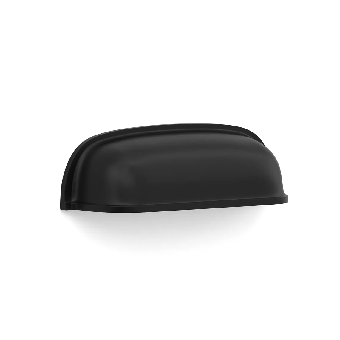 Newport 90mm Matte Black Handle side view