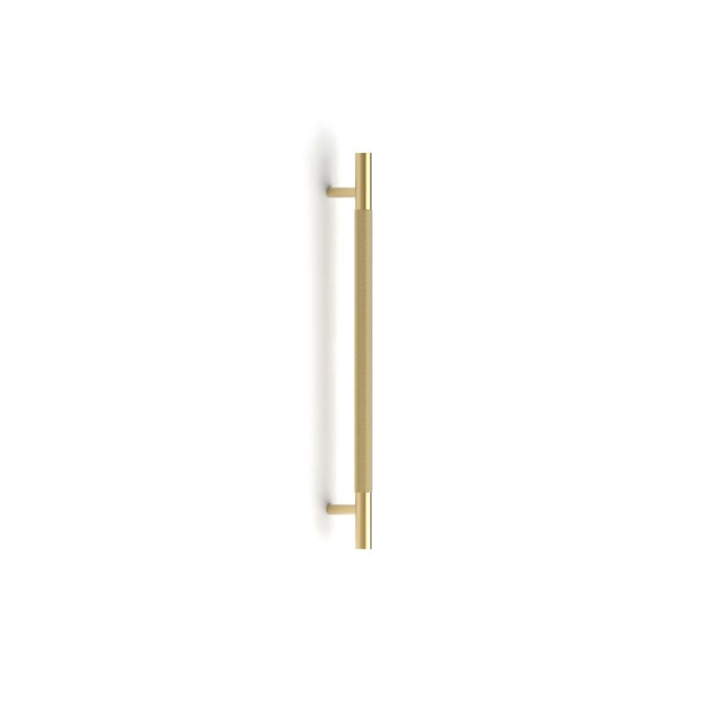 Nord Brushed Brass Handle 280mm vertical view