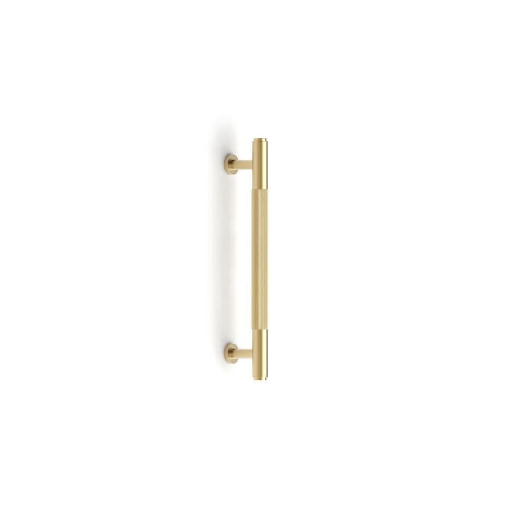 Soho Brushed Brass Handle 165mm vertical view
