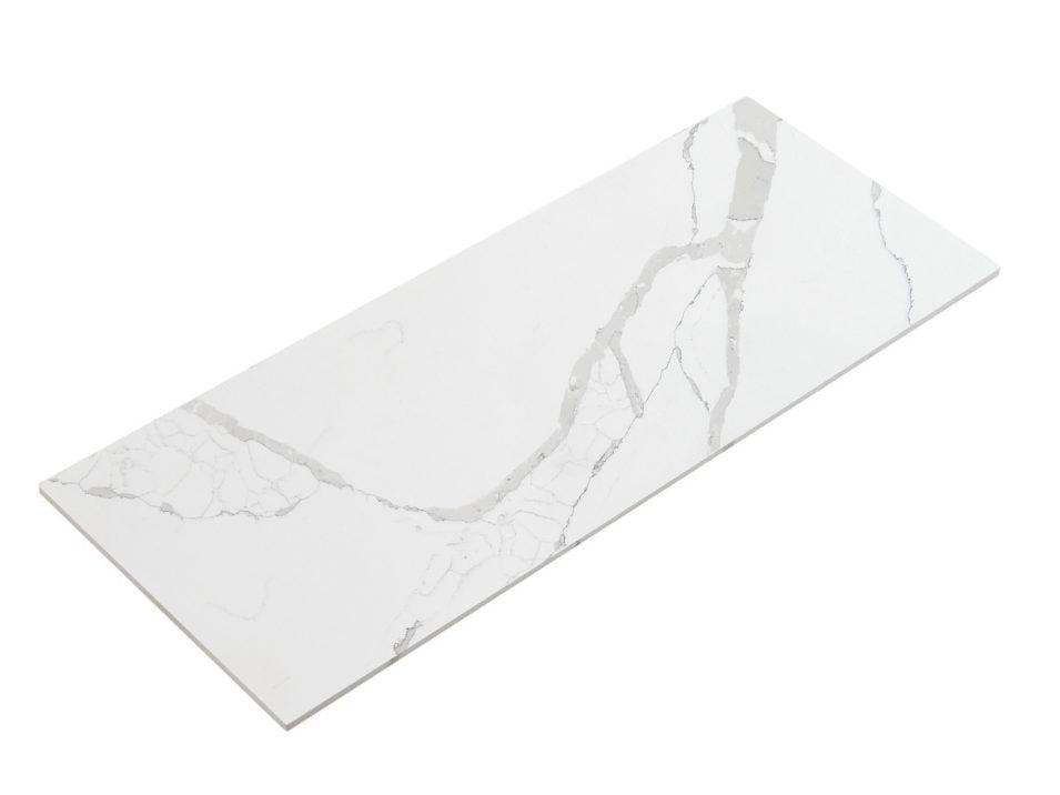Marble-patterned tile on a white background