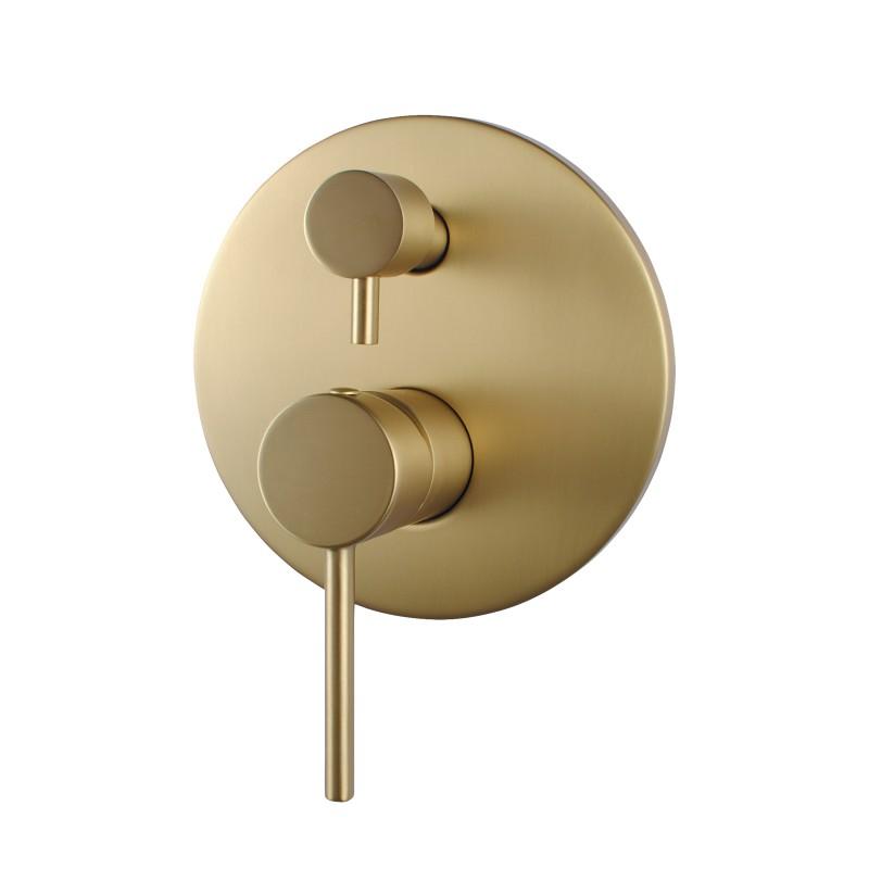 Pentro Shower Mixer with Diverter brushed gold