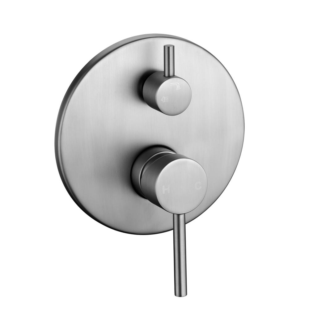 Pentro Shower Mixer with Diverter brushed nickel