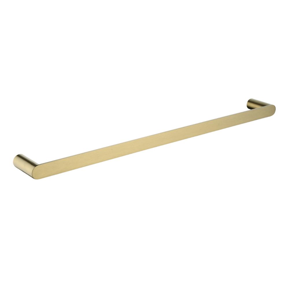 Esperia Single Towel Rail 600mm brushed gold