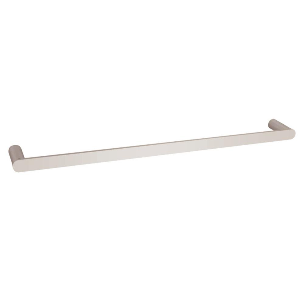 Esperia Single Towel Rail 600mm brushed nickel