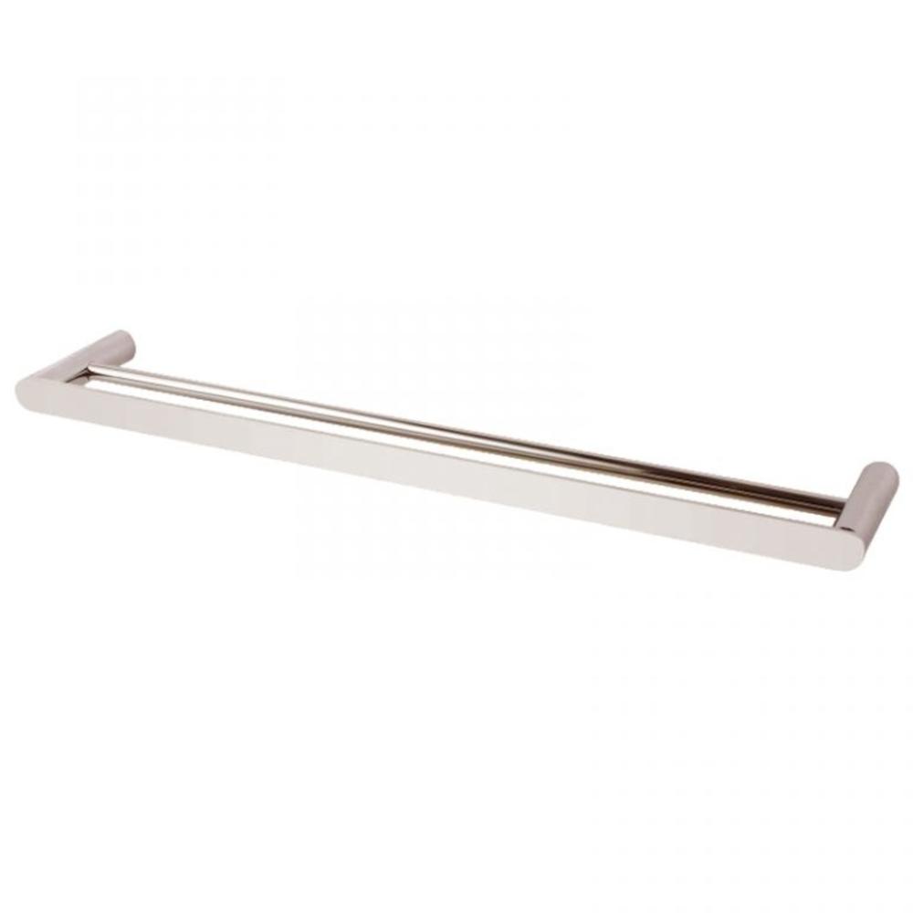 Esperia Double Towel Rail 800mm brushed nickel