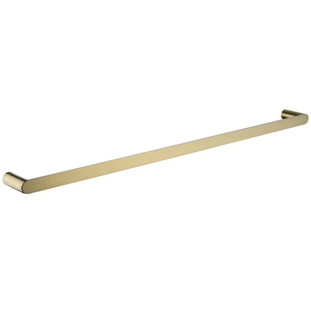 Esperia Single Towel Rail 800mm brushed gold