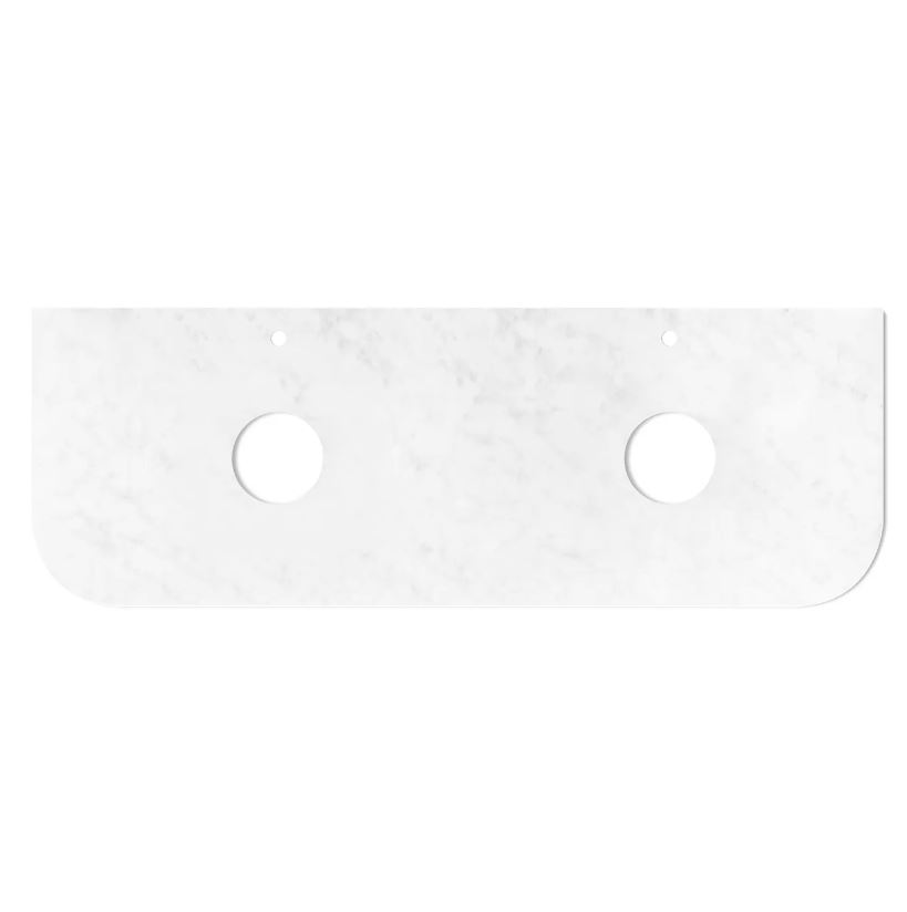 Bondi Wall Hung Vanity Curve 1500mm – Natural Oak atphole