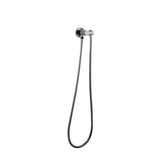 Pentro Shower Holder and Connector brushed nickel