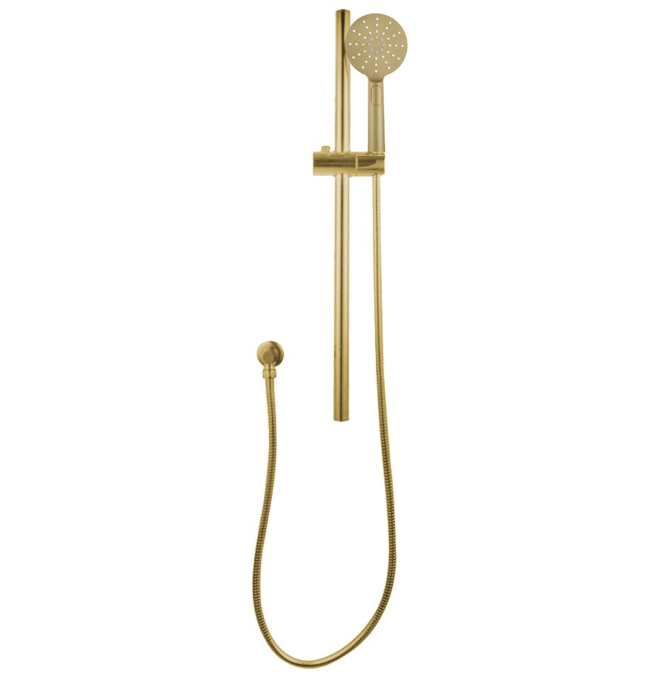 Pentro Sliding Shower Rail brushed gold