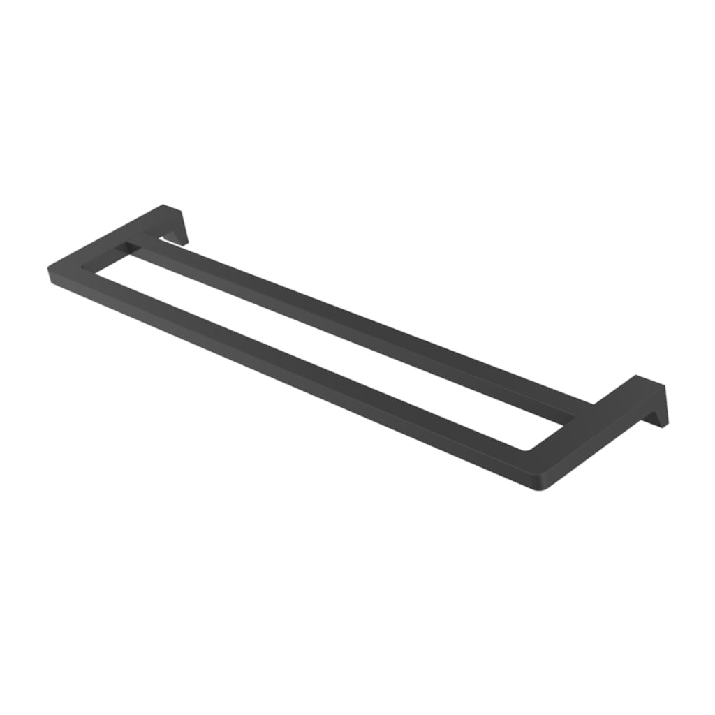 HALE Double Towel Rail 650mm black
