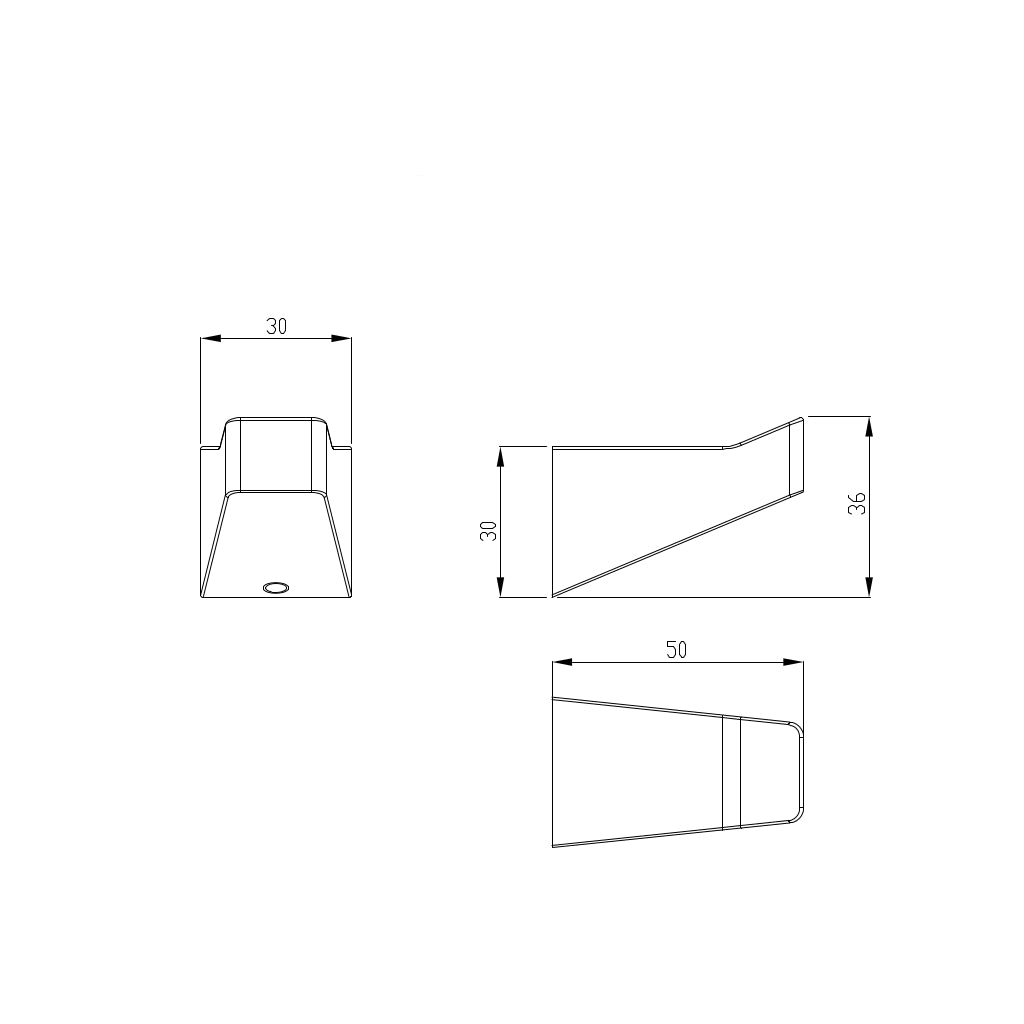 HALE Robe Hook drawing