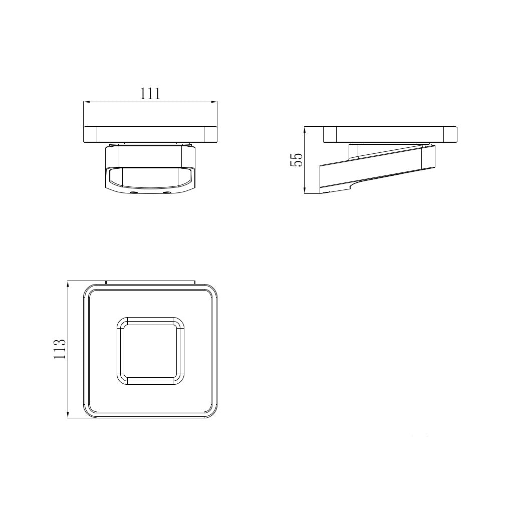 MILAN Soap Holder drawing
