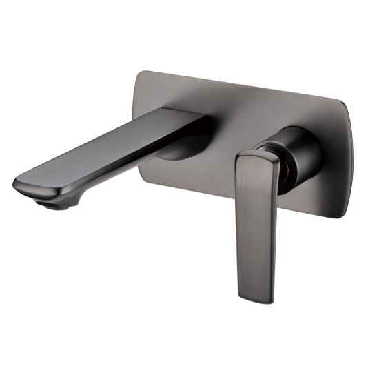 Esperia Wall Mixer with Spout gun meta grey