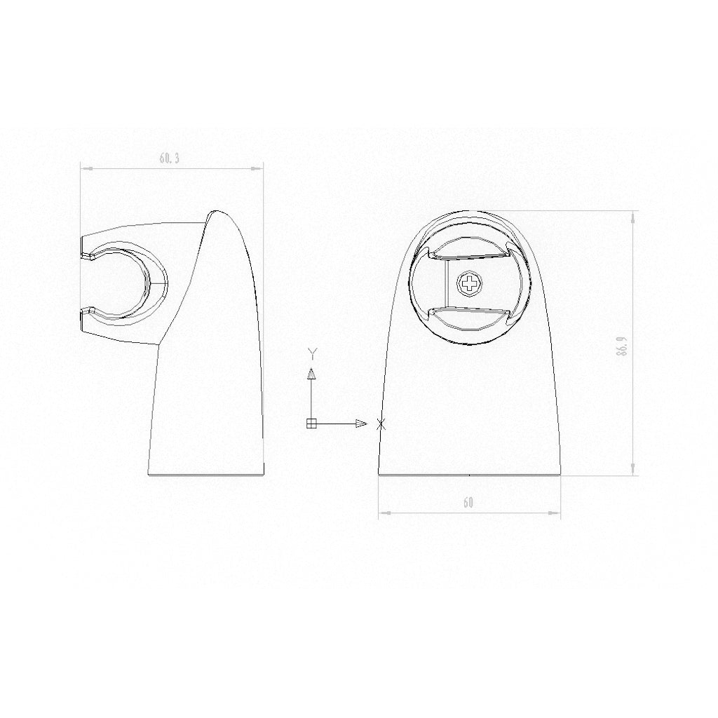 Shower head holder drawing specification