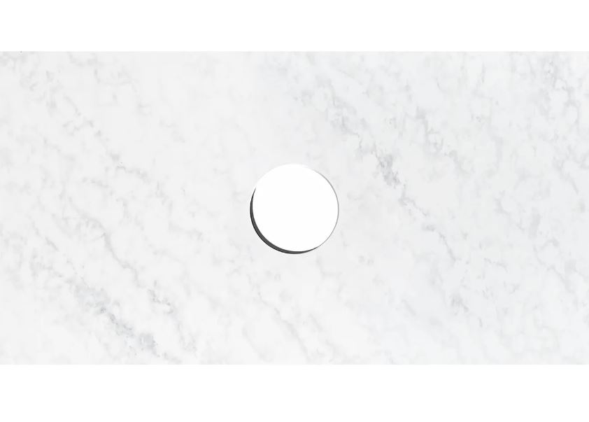Noosa Vanity 600mm - Matte White taphole