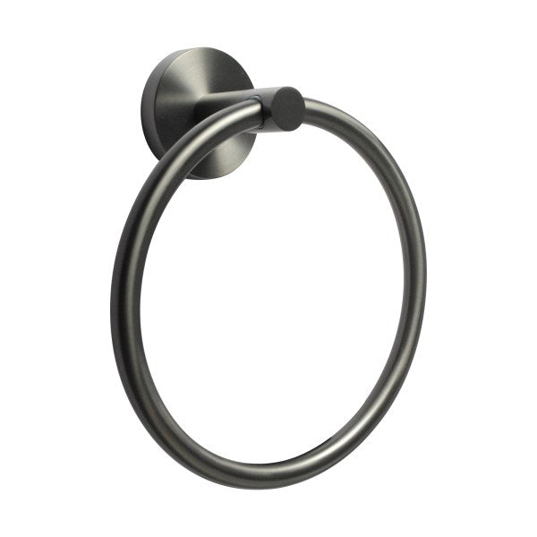 Pentro Hand Towel Ring gun metal grey