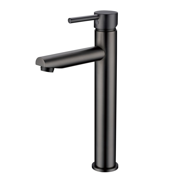 Pentro Tall Basin Mixer gun metal grey