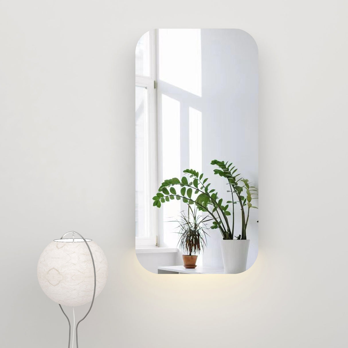 Skyla Rectangle Shaving Cabinet (White) 800 x 400mm